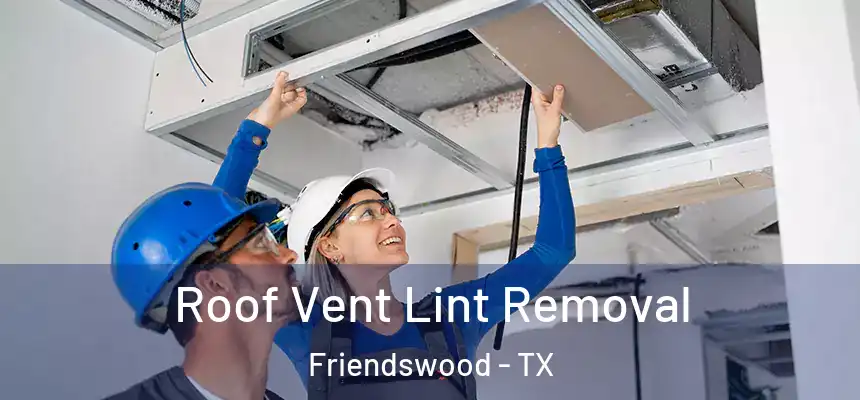  Roof Vent Lint Removal Friendswood - TX